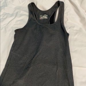 Gray/black under armour tank